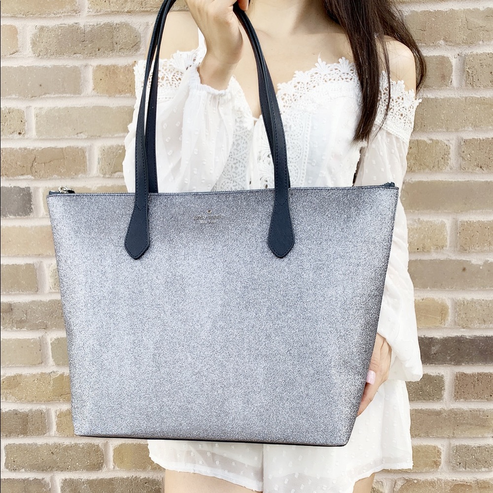 Kate spade large glitter tote - Picture 5 of 6